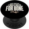 Gift For Shed Hunter Antler Collector Sp Capannone da caccia capanno cacciatore corna da caccia alce a coda bianca PopSockets PopGrip Adesivo