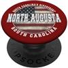 South Carolina born and pride North Augusta Carolina del Sud, Vintage bandiera americana PopSockets PopGrip Adesivo