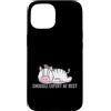 Sleep Tired Animal Nightgown children Py Custodia per iPhone 15 Snuggle Expert at Rest Pigiama