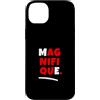 Matching Red Color Graphic Tee Custodia per iPhone 14 Plus Colore Rosso Magnifique ME Grafica rossa