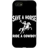 Southern Western Cowboy Boots Rodeo Grap Custodia per iPhone SE (2020) / 7/8 Salva un giro a cavallo un rodeo cowboy Wild West Ranches di bestiame