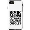 Reading Cat Lover Book Mom Cozy Reads Custodia per iPhone SE (2020) / 7/8 Libro Mom Cat Lover Letture accoglienti e coccole per gatti