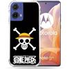 Cokitec Cover rinforzata per Motorola G85 5G Manga One Piece con teschio