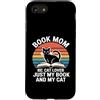 Reading Cat Lover Bookworm Mom Custodia per iPhone SE (2020) / 7/8 Prenota Mom Cat Lover Solo il mio libro e il mio gatto