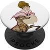 RelaxArtWorld Donna con levriero (Edith Schiele) di Egon Schiele (1916) PopSockets PopGrip Adesivo