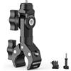 NEEWER Supporto a Morsetto per Manubrio Moto Bici Staffa Magnetica per Auto Kit Accessori Action Cam Compatibile con Insta360 X5 X4 X3 GoPro DJI AKASO, Teste Sfera a 360° per Riprese Video POV, CA175