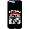 Reading Mama Feline Lover Bookworm Cat Custodia per iPhone 7 Plus/8 Plus Prenota mamma amante dei gatti solo un altro capitolo Cat Nap