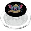 Bookworm Teacher Theme Library Reader Gr Capra Libro Aperto Lettura Animale Amante Grafico Ritratto PopSockets PopGrip per MagSafe