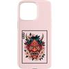 Japanese Aesthetic by Tokyo Waves Custodia per iPhone 15 Pro Max Hannya Oni Mask Devil Yokai - Maschera giapponese con tatuaggio demone