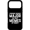 Meme Gifts For Everyone Custodia per iPhone 17 Pro Max Studente criminalistico della notte dei meme del giorno principale di scienze forensi