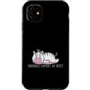 Sleep Tired Animal Nightgown children Py Custodia per iPhone 11 Snuggle Expert at Rest Pigiama