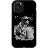 Funny Goat Drinking Iced Coffee Animal M Custodia per iPhone 11 Pro Capra Bere Caffè Freddo Divertente Animale Meme Umorismo
