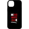 Matching Maroon Red Burgundy Color Graph Custodia per iPhone 14 Plus Maroon Rosso Borgogna Colore Magnifique ME Grafica Borgogna
