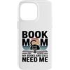 Reading Cat Lover Bookworm Mom Aesthetic Custodia per iPhone 14 Pro Max Book Mom Cat Lover I miei libri e gatti hanno bisogno di me