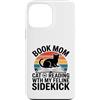 Book Mom Cat Lover Reading Cat Mom Custodia per iPhone 13 Pro Max Prenota Mamma Amante Gatto Lettura Con Il Mio Amante Felline
