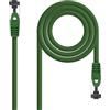 TOOQ Nano Cable 10.20.2000-L30-GR - Cavo di rete patch RJ45, Cat.8.1, 2GHz, LSZH, SSTP, AWG26, Verde, 30 cm