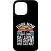 Reading Mama Feline Lover Bookworm Cat Custodia per iPhone 14 Pro Max Prenota mamma amante dei gatti solo un altro capitolo Cat Nap