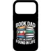 Reading Father Literature Book Dad Lover Custodia per iPhone 17 Pro Max Libro papà perso in storie trovate nel lettore di vita