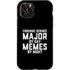 Meme Gifts For Everyone Custodia per iPhone 11 Pro Studente criminalistico della notte dei meme del giorno principale di scienze forensi