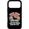 Reading Cat Lover Bookworm Mom Custodia per iPhone 17 Pro Max Prenota Mom Cat Lover Solo il mio libro e il mio gatto