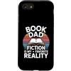 Reading Father Novel Lover Retro Sunset Custodia per iPhone SE (2020) / 7/8 Book Dad Fiction è la mia lettura di realtà preferita