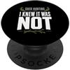 Gift For Shed Hunter Antler Collector Sp Capannone da caccia capanno cacciatore corna da caccia alce a coda bianca PopSockets PopGrip Adesivo