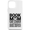 Quiet Nights Reading Cat Mom Books Custodia per iPhone 13 Pro Max Prenota Mamma Amante Gatto Quiet Nights Libri E Gatti