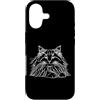Jimbeels Custodia per iPhone 17 Gatto norvegese Line Art Amante dei felini
