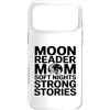 Night Reading Book Mom Moon Reader Custodia per iPhone 17 Pro Max Moon Reader Mamma Soft Nights Storie forti