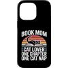 Reading Mama Feline Lover Bookworm Cat Custodia per iPhone 14 Pro Max Prenota mamma amante dei gatti solo un altro capitolo Cat Nap