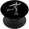 Abraham Lincoln Roller Skating Funny His Abraham Lincoln Pattinaggio a rotelle Meme di storia divertente PopSockets PopGrip Adesivo