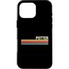 Funny Potter Tees & Gifts Custodia per iPhone 16 Pro Max Stile retrò Potter