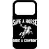 Southern Western Cowboy Boots Rodeo Grap Custodia per iPhone 17 Pro Salva un giro a cavallo un rodeo cowboy Wild West Ranches di bestiame