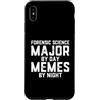 Meme Gifts For Everyone Custodia per iPhone XS Max Studente criminalistico della notte dei meme del giorno principale di scienze forensi