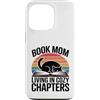 Cozy Reading Cat Book Mom Aesthetic Love Custodia per iPhone 13 Pro Libro Mamma Vivere In Accoglienti Capitoli Retro
