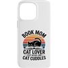 Reading Cat Lover Book Mom Cozy Reads Custodia per iPhone 14 Pro Max Libro Mom Cat Lover Letture accoglienti e coccole per gatti