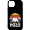 Reading Father Literature Book Dad Lover Custodia per iPhone 14 Plus Libro papà perso in storie trovate nel lettore di vita
