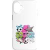 Kick It Designs Custodia per iPhone 16 Plus Design colorato con giocatore di calcio sportivo pop art