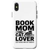 Reading Cat Lover Book Mom Cozy Reads Custodia per iPhone X/XS Libro Mom Cat Lover Letture accoglienti e coccole per gatti