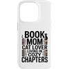 Cozy Reading Cat Book Mom Aesthetic Love Custodia per iPhone 14 Pro Libro Mamma Amante Gatto Vivere In Capitoli Accogli