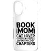 Cozy Reading Cat Book Mom Aesthetic Love Custodia per iPhone 17 Libro Mamma Amante Gatto Vivere In Capitoli Accogli