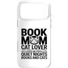 Quiet Nights Reading Cat Mom Books Custodia per iPhone 17 Pro Max Prenota Mamma Amante Gatto Quiet Nights Libri E Gatti