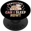 Funny Lazy Girl Graduation Sloth Class o Divertente pigra ragazza laurea bradipo coquette arco liceo PopSockets PopGrip Adesivo