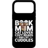 Reading Cat Lover Book Mom Cozy Reads Custodia per iPhone 17 Pro Max Libro Mom Cat Lover Letture accoglienti e coccole per gatti