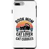 Reading Cat Lover Book Mom Cozy Reads Custodia per iPhone 7 Plus/8 Plus Libro Mom Cat Lover Letture accoglienti e coccole per gatti
