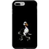 Gozzwick Creative Co Custodia per iPhone 7 Plus/8 Plus Oca Divertente sui Pattini a Rotelle Occhiali Retro