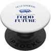 Statement Quote Culture Nessun agricoltore nessun cibo nessun futuro (Dichiarazione agricola) PopSockets PopGrip Adesivo