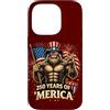 Bigfoot - 250 Years - American Flag Custodia per iPhone 14 Pro Funny Bigfoot - 250 anni - Merica - USA - Bandiera americana