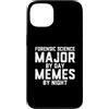 Meme Gifts For Everyone Custodia per iPhone 13 Studente criminalistico della notte dei meme del giorno principale di scienze forensi