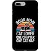 Reading Mama Feline Lover Bookworm Cat Custodia per iPhone 7 Plus/8 Plus Prenota mamma amante dei gatti solo un altro capitolo Cat Nap